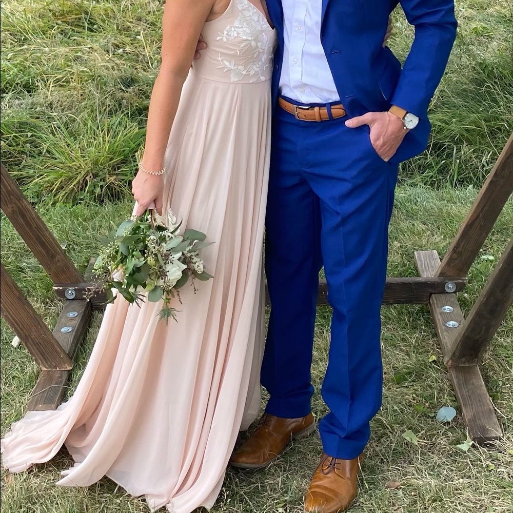 BHLDN Sadia Blush Dress Size 2
